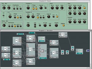 A soft synth with analogue controls