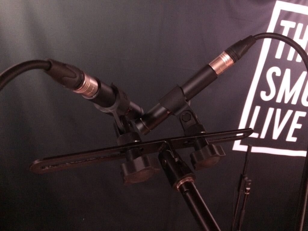 A pair of sE8 microphones in a X/Y configuration