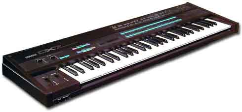 Yamaha's ubiquitous DX7 that started the digital synthesiser revolution.