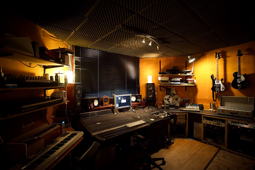 The Crypt Studio control room