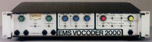 The EMS Vocoder 2000 was one of the earliest commercially available vocoders.