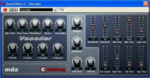Cubase VST and SX include a Vocoder plug-in free, gratis and for nothing